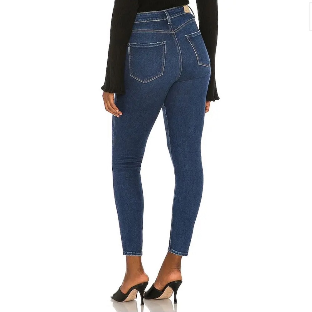 PAIGE Flaunt Cheeky Blue Skinny in Roam Denim Jeans Size 30 - Picture 16 of 16